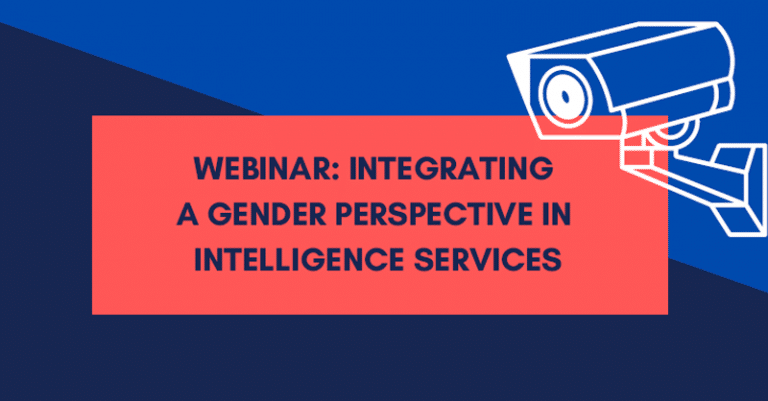 EVENTO | Integrando la perspectiva de género en los servicios de inteligencia | ONU Mujeres