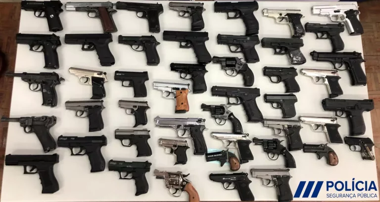1.534 armas de fuego retiradas de las calles en una operación de Europol