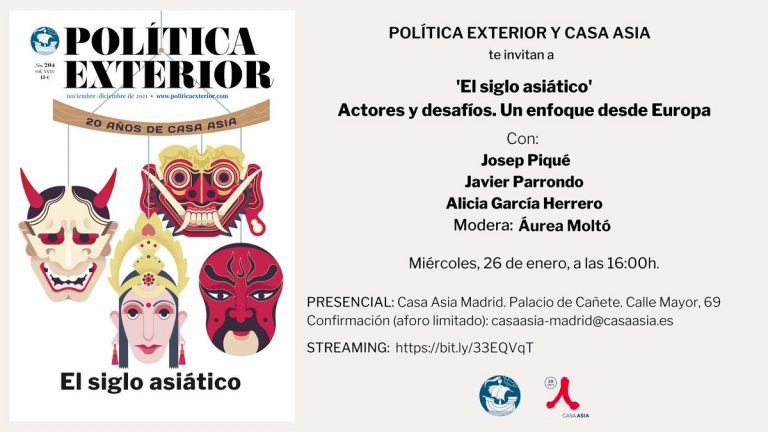 EVENTO | «El siglo asiático» | Casa Asia y Política Exterior