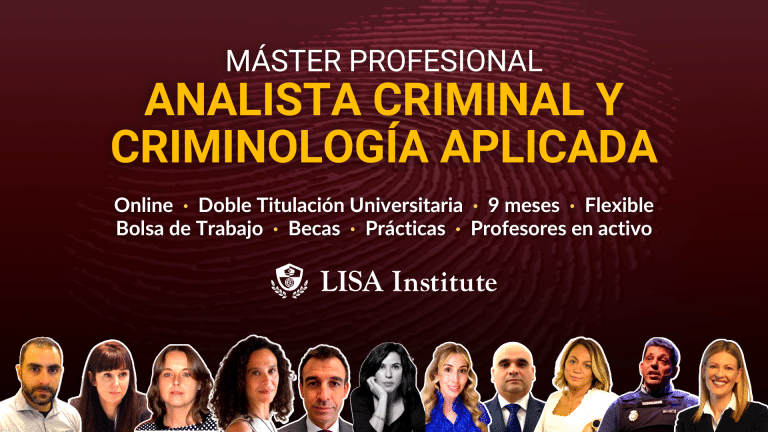 Jornada Informativa | Máster Profesional de Analista Criminal y Criminología Aplicada