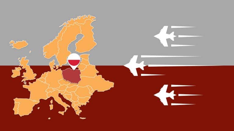 Cazas polacos observan por segunda vez un avión espía ruso en el mar Báltico