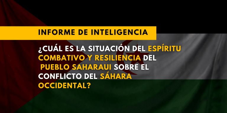 ¿Cuál es la situación del espíritu combativo y resiliencia del pueblo saharaui sobre el conflicto del Sáhara Occidental?