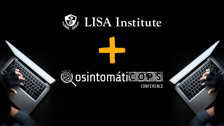 LISA Institute patrocinador Diamante de OsintomatiCOPS Conference 2025