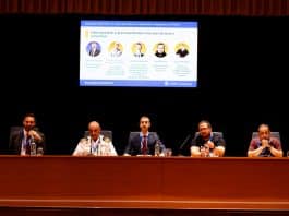 De izquierda a derecha: David Vázquez, Enrique Pérez de Tena, Leandro Gobierno, Marc Rivero y David Marugán.