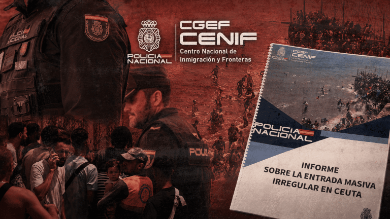 Las claves del informe del CENIF sobre la entrada masiva irregular en Ceuta
