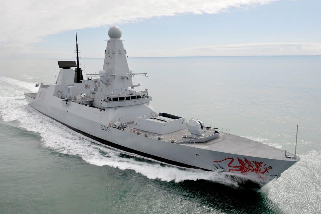 Royal Navy Type 45 Destroyer HMS Dragon
